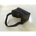 Black Cardboard 3D VR-Virtual Reality Glasses VR Box with Head Straps
